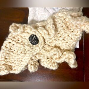 Rachel Cordaro Ivory Neck Ruffle